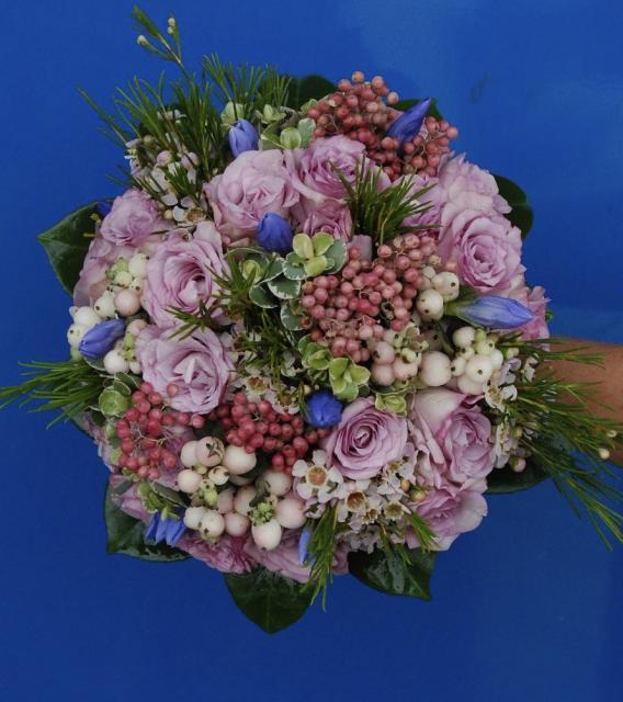 Bouquet romantico lilla